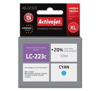 Activejet Encre AB-223CN (remplacement Brother LC223C ; Suprême ; 10 ml ; bleu)