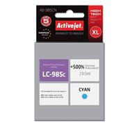 Activejet Encre AB-985CN (remplacement Brother LC985C ; Supreme ; 19,5 ml ; bleu)