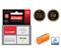 ActiveJet ACC-526YN Supreme - 10 ml - jaune - compatible - cartouche d'encre (alternative pour : Canon CLI-526Y) - pour Canon PIXMA iP4950, iX6550,