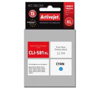 Activejet Encre ACC-581CNX (remplacement CLI-581C XL ; Supreme ; 11,70 ml ; bleu)