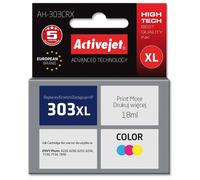 Activejet Encre AH-303CRX (remplacement HP 303XL T6N03AE ; Premium ; 18ml ; couleur)