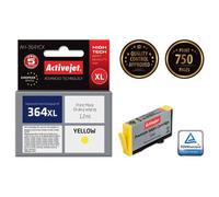 Activejet Encre AH-364YCX (remplacement HP 364XL CB325EE - Premium - 12 ml - jaune)