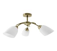Activejet - Plafonnier Classique Suspension Nikita Patina Triple 3xe27 Pour Salon