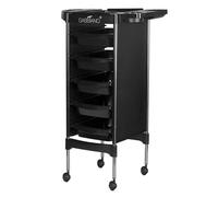 ACTIVESHOP Gabbiano fx11-5 Chariot de coiffure, de maquillage, noir
