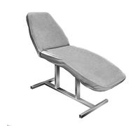 Activeshop Housse en tissu éponge extensible pour chaise longue de massage Gris 60 x 190 cm