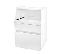 Activeshop Midi 970 Chariot à roulettes avec tiroirs Blanc