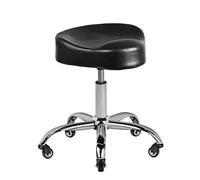 Activeshop Tabouret de coiffeur pivotant à hauteur réglable Noir A450