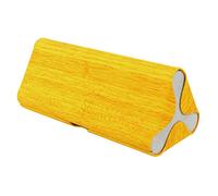 ActiveSol Étui à lunettes « boîte d'ombre » - Coque rigide pour lunettes et lunettes de soleil - Différentes tailles pour enfants et adultes - Matériau souple - jaune, Large