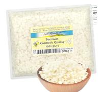 ActiveTimeLife® Cire d'abeille Blanche 900 g | Naturelle | idéale pour Les Cosmétiques Bougies Crèmes Pommades Savons Toiles cirés - Sachet de Recharge