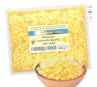 ActiveTimeLife® Cire d'abeille Jaune 900 g | Naturelle | idéale pour Les Cosmétiques Bougies Crèmes Pommades Savons Toiles cirés - Sachet de Recharge