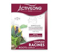ACTIVILONG - Complexe Racines - Ampoules Phyto-Cocentrées - Stimule La Pousse - Lutte Contre La Chute Des Cheveux Et Pellicules - Made In France - 4x 10ml