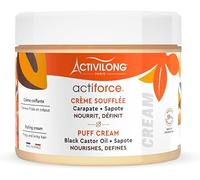ACTIVILONG - Crème Soufflée Actiforce - Cheveux Frisés Et Crépus - Hydrate, Nourrit Et Définit - 98% D'Ingrédient Naturels - Sans Silicone, Ni Huile Minérale - Made In France - 300ml