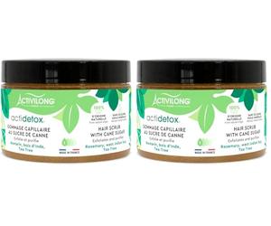 ACTIVILONG - Gommage Capillaire Au Sucre De Canne Actidetox - Purifie Et Exfolie - 100% D'Ingrédients Naturels - Sans Silicone, Ni Huile Minérale - Made In France - 150ml (Lot de 2)