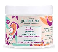 ACTIVILONG - Masque Sorbet Tendre Passion - Cheveux Ondulés, Bouclés, Frisés et Crépus - 98% d'ingrédients d'origine naturelle - Sans Silicone - Sans Huile Minérale - Made in France - 300 ml