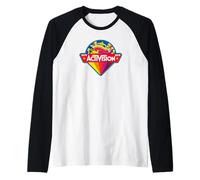 Activision Classics Vintage Rainbow Logo 1979 Video Game Manche Raglan