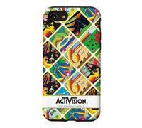 Activision Colorful Game Paches Layered Collage Video Game Coque pour iPhone SE (2020) / 7/8