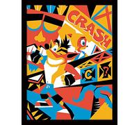 Activision Crash Bandicoot-posterized encadrée 30 x 40 cm d'impression, Multicolore