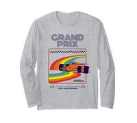 Activision Grand Prix Rainbow Logo Vintage 80's Video Game Manche Longue