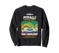 Activision Pitfall Distressed Game Cover Retro Video Game Sweatshirt