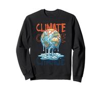 Activisme de l'ours Polaire de la Terre Fondue du Changement Climatique Sweatshirt