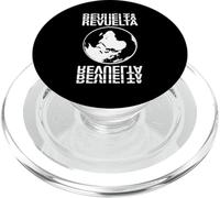 Activisme de Protestation «Revuelta» Upside-Down Globe Politics PopSockets PopGrip pour MagSafe