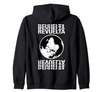 Activisme de Protestation «Revuelta» Upside-Down Globe Politics Sweat à Capuche