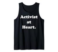 Activist At Heart Bold Statement Design Débardeur