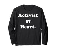 Activist At Heart Bold Statement Design Manche Longue