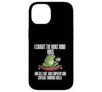 Activiste de Justice Sociale Woke Frog No Kings Coque pour iPhone 14