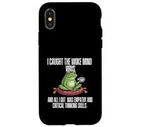 Activiste de Justice Sociale Woke Frog No Kings Coque pour iPhone X/XS