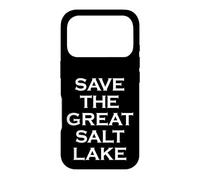 Activiste de la Conservation de l'eau de l'Utah Save The Great Salt Lake Coque pour iPhone 17 Pro