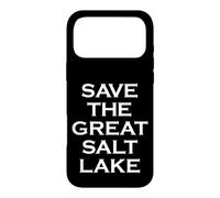 Activiste de la Conservation de l'eau de l'Utah Save The Great Salt Lake Coque pour iPhone 17 Pro Max