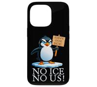 Activiste drôle du réchauffement climatique pingouin Coque pour iPhone 13 Pro