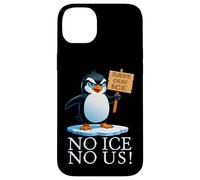 Activiste drôle du réchauffement climatique pingouin Coque pour iPhone 14 Plus