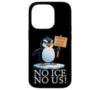 Activiste drôle du réchauffement climatique pingouin Coque pour iPhone 14 Pro