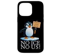 Activiste drôle du réchauffement climatique pingouin Coque pour iPhone 14 Pro Max