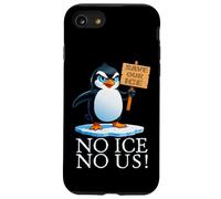 Activiste drôle du réchauffement climatique pingouin Coque pour iPhone SE (2020) / 7 / 8