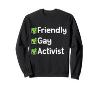 Activiste Gay Amical LGBTQ pour l'égalité des Droits des homosexuels Sweatshirt