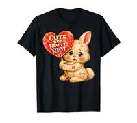 Activiste rétro Bunny Heart, Mignonne mais prête à Faire des émeutes T-Shirt