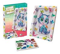 Lansay Kit de loisirs créatifs Collection Sequins Chat Multicolore 20312