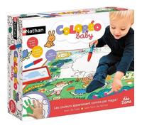 Nathan - Coloréo Baby - Jeu éducatif - Tapis de coloriage à eau pour enfant - Dès 2 ans, 70 x 70 cm