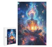 Activité Décorative - Cosmic Meditation Inner Peace in Space, Jeu D’Assemblage en Bois, 1000 PCS, pour Un Loisir Créatif en Intérieur