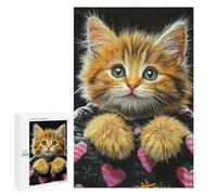 Activité Décorative - Fluffy Kitten Blanket, Puzzle Décoratif, 1000 PCS, pour Un Loisir Créatif en Intérieur