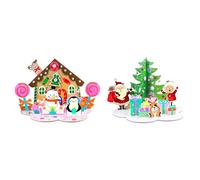 Activité Enfant : Scènes de Noël à monter et décorer