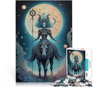 Activité familiale Signe du Zodiaque Sagittaire Puzzle pour Adultes 1000 pièces 38x52cm Cadeaux pour Les Amis et la Famille pour Les Personnes de 14 Ans et Plus