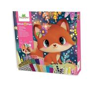 Activité mosaïques - SYCOMORE - Stick'n Fun Les Animaux Doux - 5 tableaux - Mosaïques autocollantes