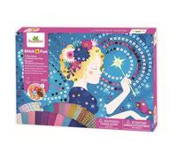 Activité mosaïques XL - SYCOMORE - Stick'n Fun Le Monde des Fées - 5 tableaux - Plus de 2000 éléments