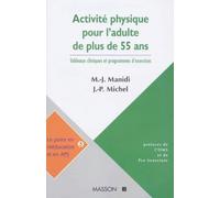 Activité physique chez l'adulte de plus de 55 ans : Tableaux liniques et programmes d'exercices