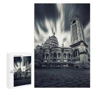 Activité sans Écran - Sacre Coeur Back Side, Puzzle-Image en Bois, 1000 PCS - À Assembler, Encadrer Et Exposer