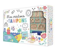 Activités créatives - Auzou - Mes créations en tampons - 8 tampons - Livre illustré de 24 pages - Taille unique